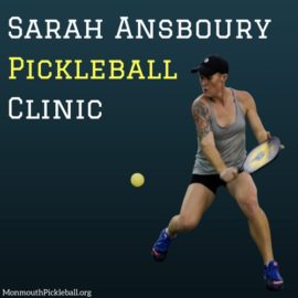 Sarah Ansboury Pickleball Clinic